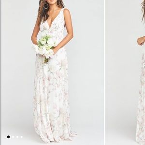 Show Me Your Mumu Ava Maxi Floral Bridesmaid Dress